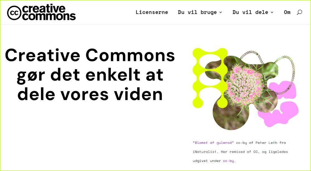 Creative Commons.dk får ny hjemmeside